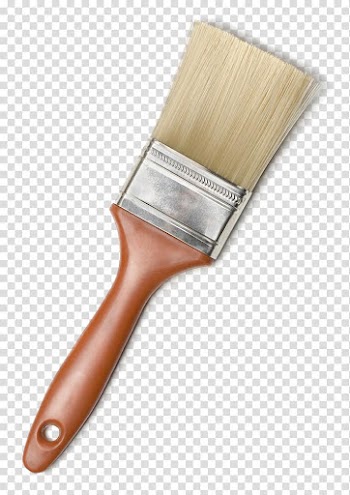 Brown paint brush, Paintbrush Paintbrush Wall, Brown paint brush transparent background PNG clipart