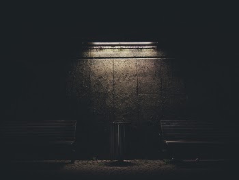 Brown Painted Wall on Dim Light