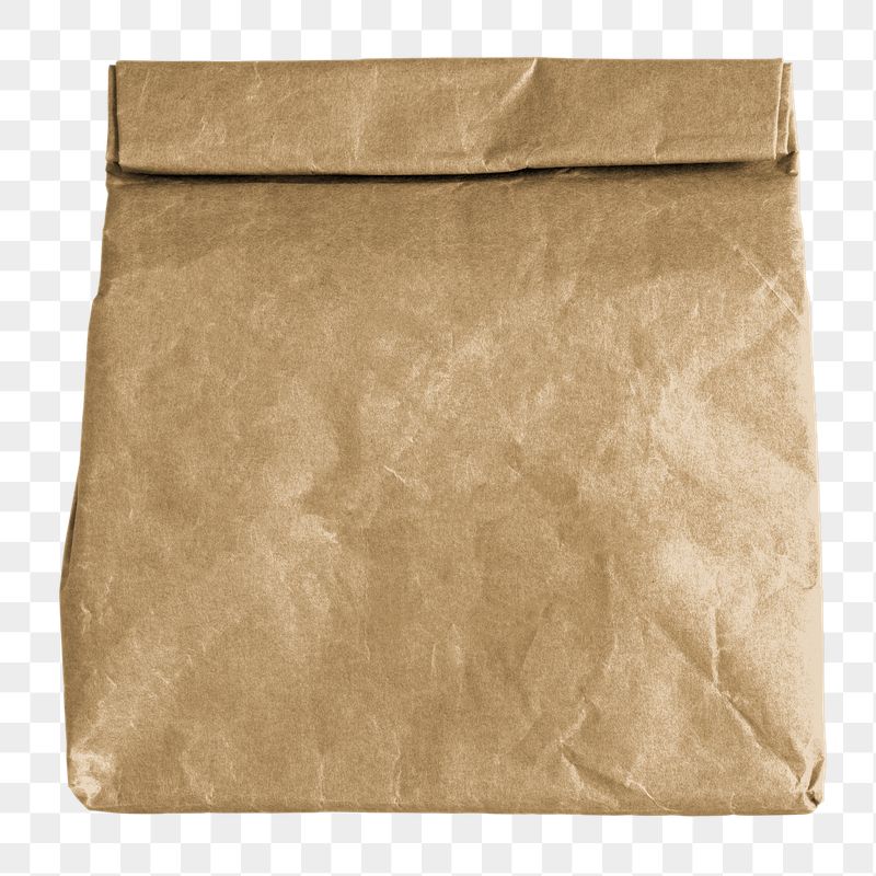 Brown paper bag sticker, transparent | Free PNG - rawpixel