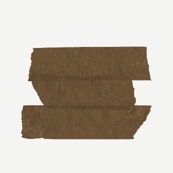 Brown paper tapes sticker, journal | Free PSD - rawpixel