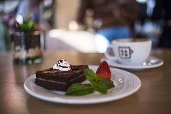 Brown Pastry and Strawberry Fruit
