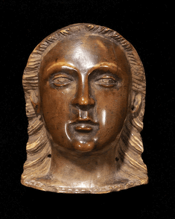 brown patina; relief head of a woman | Free Photo - rawpixel