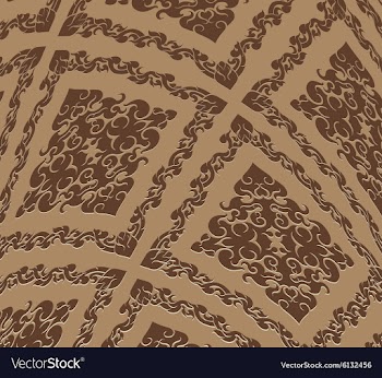 Brown pattern vector image