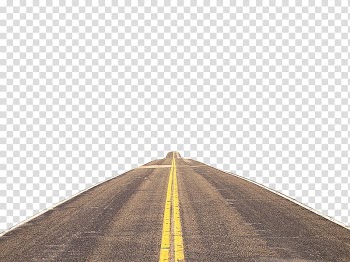 , brown pavement with yellow lines transparent background PNG clipart