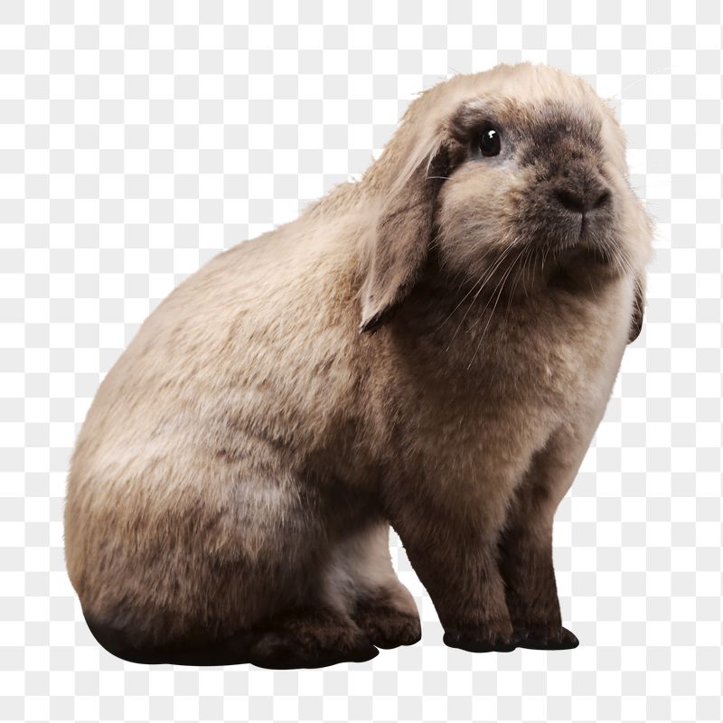 Brown rabbit png sticker, transparent | Free PNG - rawpixel