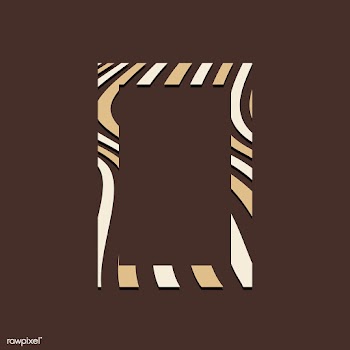 Brown rectangle abstract badge template vecto.. | Free stock vector - 538163
