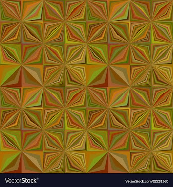 Brown repeating stripe mosaic tile pattern vector image