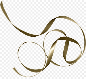 Brown ribbon Paper - Ribbon 