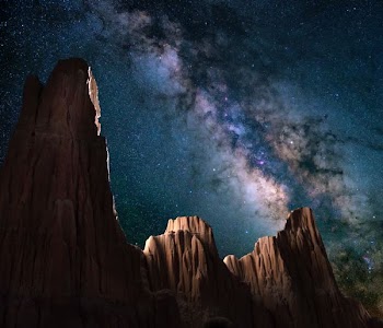 brown rock formation
