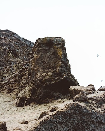 Brown Rock Formation