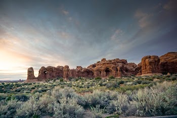 Brown Rock Formation