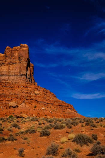 Brown Rock Formation at Daytime