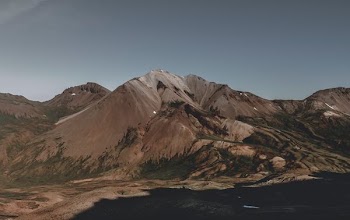 brown rock mountain