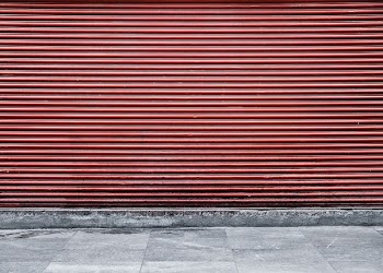 brown roller shutter