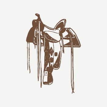 Brown saddle clipart, vintage illustration | Free PSD Illustration - rawpixel
