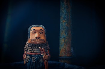 Brown Samurai Lego Toy Photography