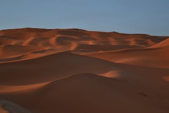 Brown Sand Under Blue Sky