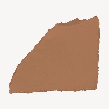 Brown scrap paper border, collage | Free PSD - rawpixel