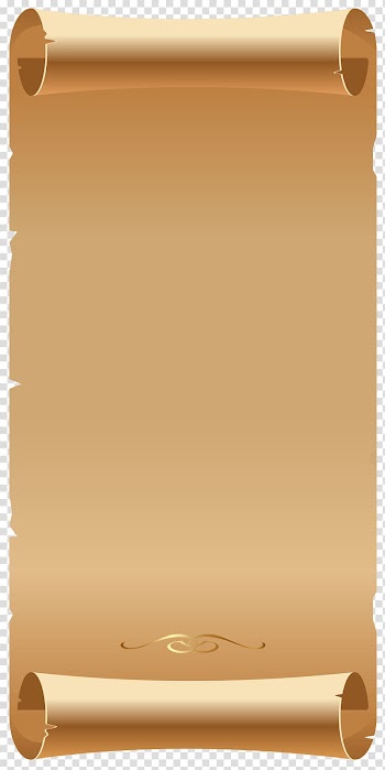 Brown scroll illustration, Paper Scroll Parchment , Column Paper transparent background PNG clipart