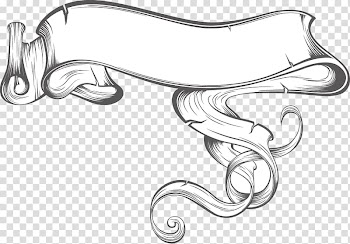 Brown scroll paper illustration, Web banner Euclidean , Classical medieval element material transparent background PNG clipart
