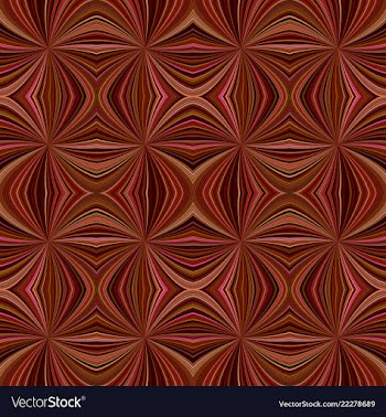 Brown seamless abstract hypnotic swirling burst vector image