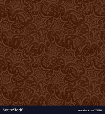 Brown seamless asymmetric star pattern background vector image