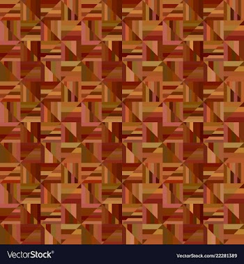 Brown seamless striped triangle pattern - mosaic vector image