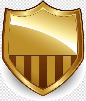 Brown shield , Gold Label Ornament frame, Golden Shield,Shield,Gold Label,Golden badge,Gold Badge transparent background PNG clipart