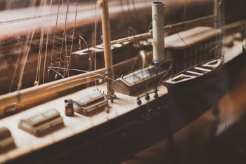 Brown Ship Scale Model