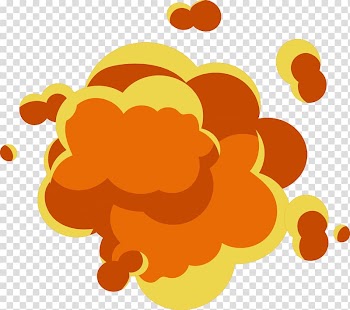 Brown smoke illustration, Blast!Blast!Blast!My Explosion Cartoon , Cartoon cloud explosion transparent background PNG clipart