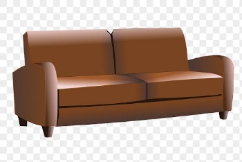Brown sofa png sticker, transparent | Free PNG - rawpixel