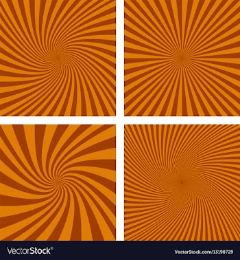 Brown spiral background set vector image
