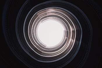 brown spiral illustration