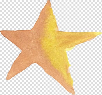Brown star illustration, Star Watercolor painting , stars transparent background PNG clipart
