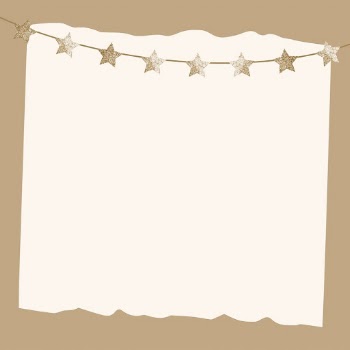 Brown stars party invitation frame | Free Vector - rawpixel