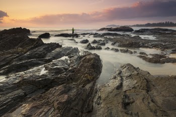 Brown Stone Beside Body of Water