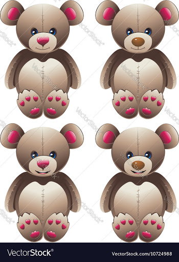 Brown Teddy Bear2 vector image