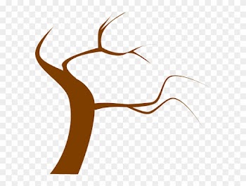 Brown Tree Branch With Flowers Clipart - Brown Tree Branch With Flowers Clipart