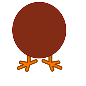 Brown Turkey Body clipart, cliparts of Brown Turkey Body free ...