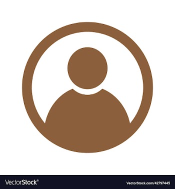 brown user icon