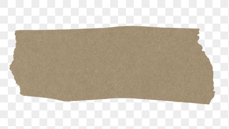 Brown washi tape png sticker, | Free PNG - rawpixel