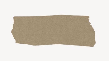 Brown washi tape, ripped paper | Free PSD - rawpixel