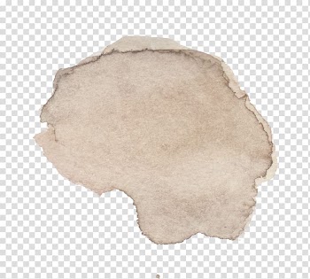 Brown watercolor effect transparent background PNG clipart