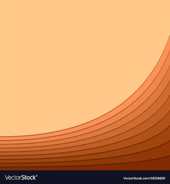 Brown wavy background from layer stripes vector image