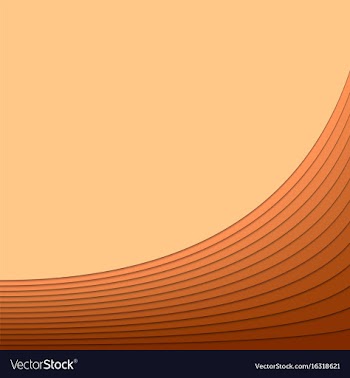 Brown wavy background from layer stripes vector image