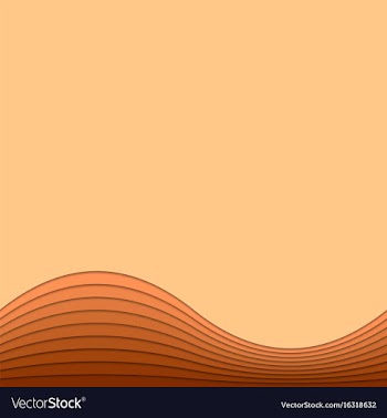 Brown wavy background from layer stripes vector image