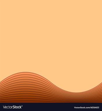 Brown wavy background from layer stripes vector image