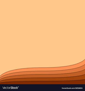 Brown wavy background from layer stripes vector image