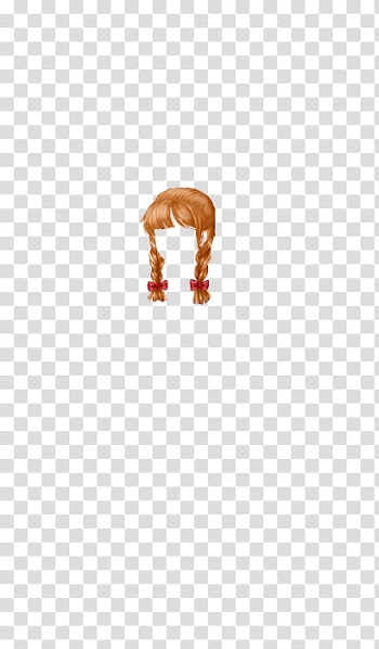 Brown wig illuatration transparent background PNG clipart