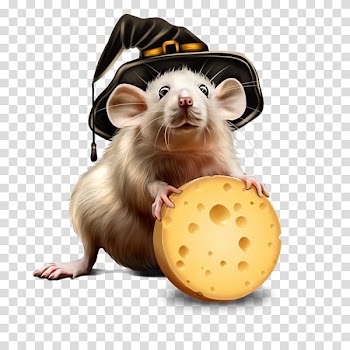 Brown witch mouse , Rat Computer mouse Centerblog Mus, fort boyard halloween transparent background PNG clipart